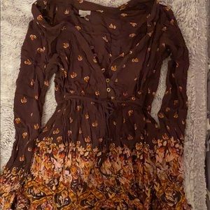 Urban Outfitters Romper - flared long sleeved